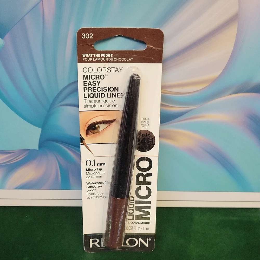 Revlon ColorStay Micro Liquid Liner 302 What The Fudge Brown New Sealed 1.7ml